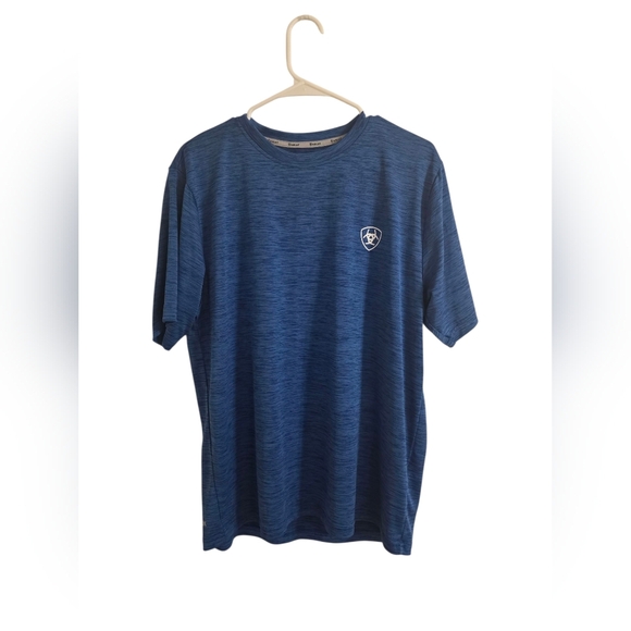 Ariat Proud Shield Charger Tee – Monaco Blue – Size Medium - Picture 5 of 7